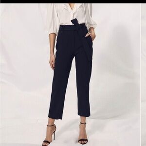 Wilfred Tie Front Pants with Belt